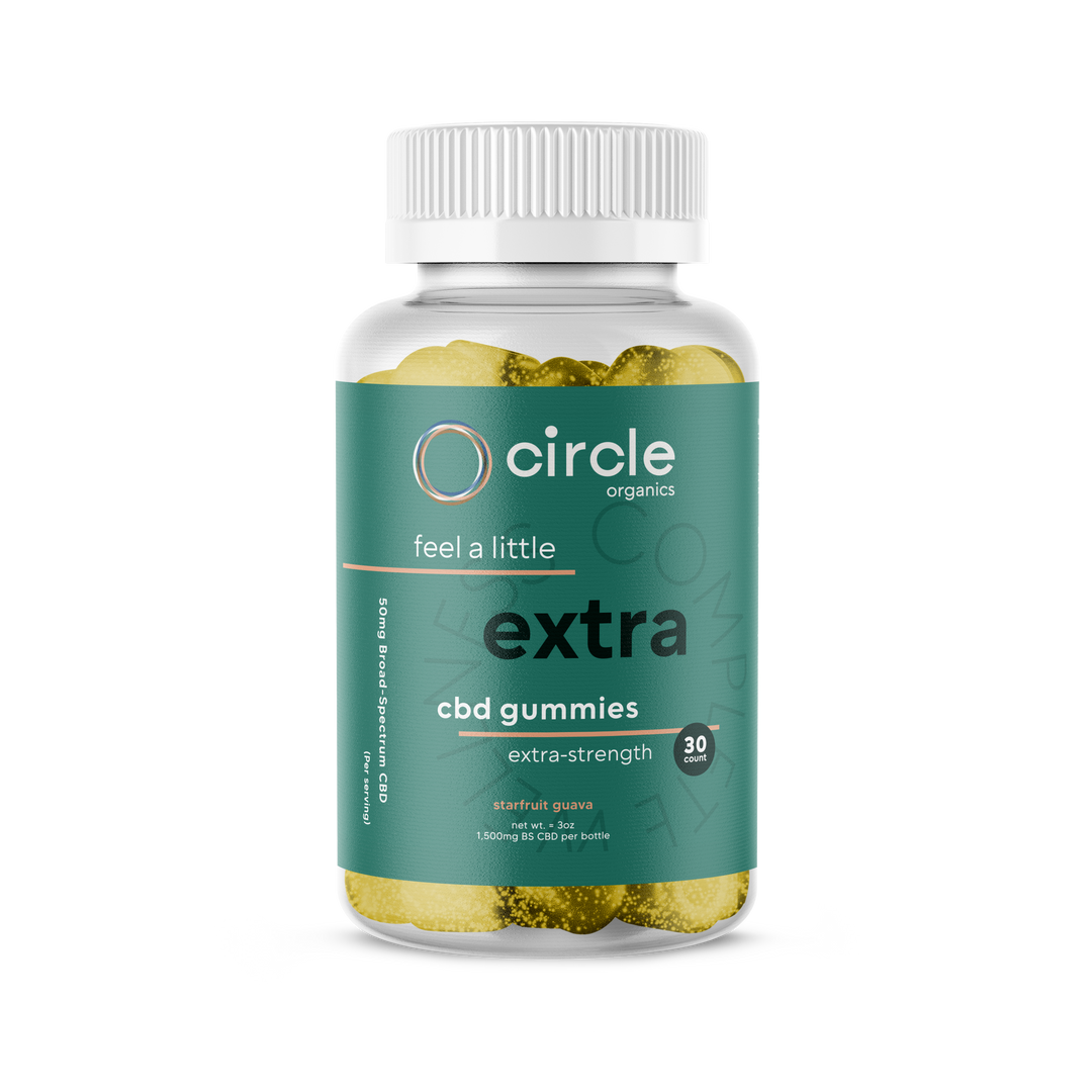 Circle Extra Strength CBD Gummies 30ct Bottle