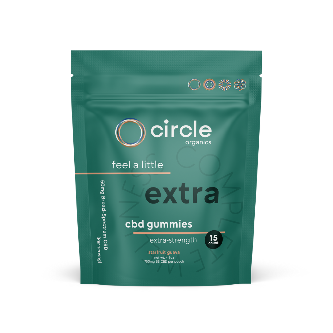 Circle Extra Strength CBD Gummies 15ct Pouch