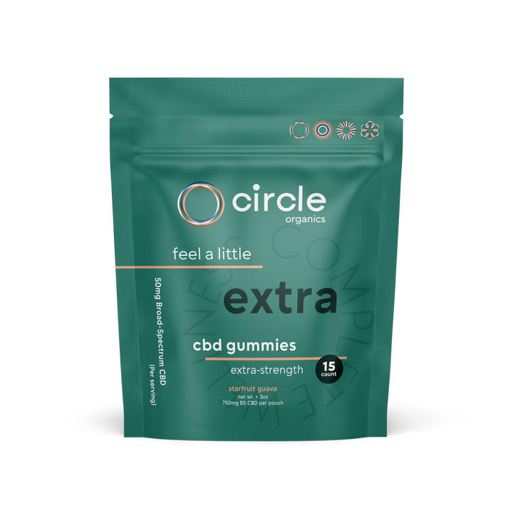 Circle Extra Strength CBD Gummies 15ct Pouch