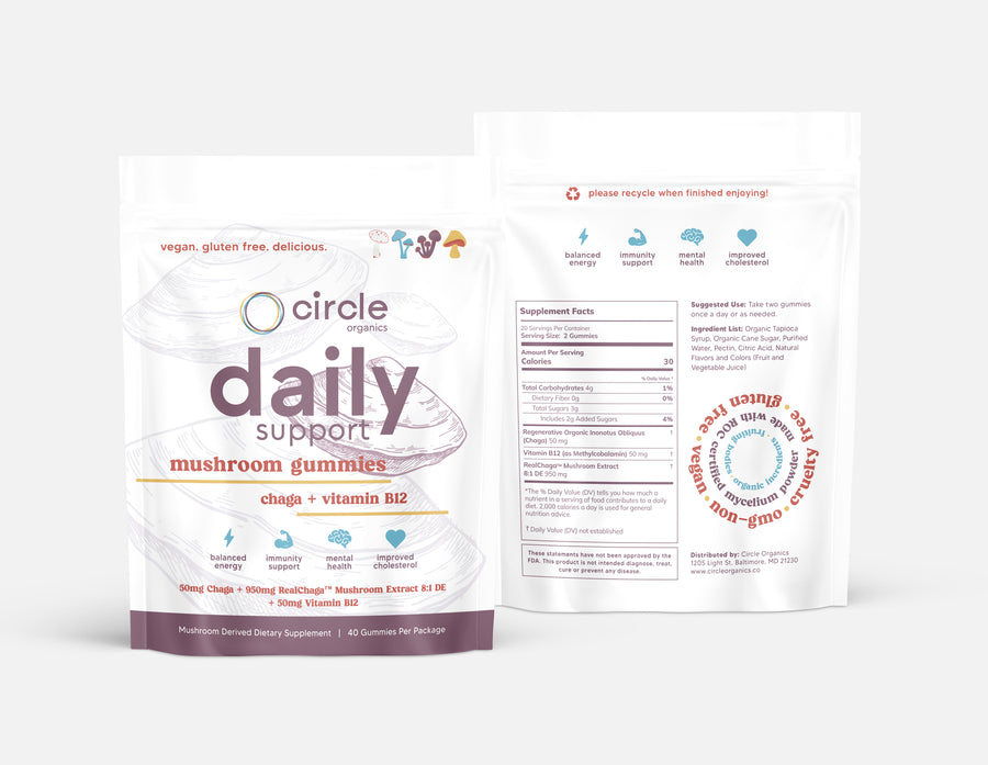 Circle Daily Mushroom Gummies 40ct