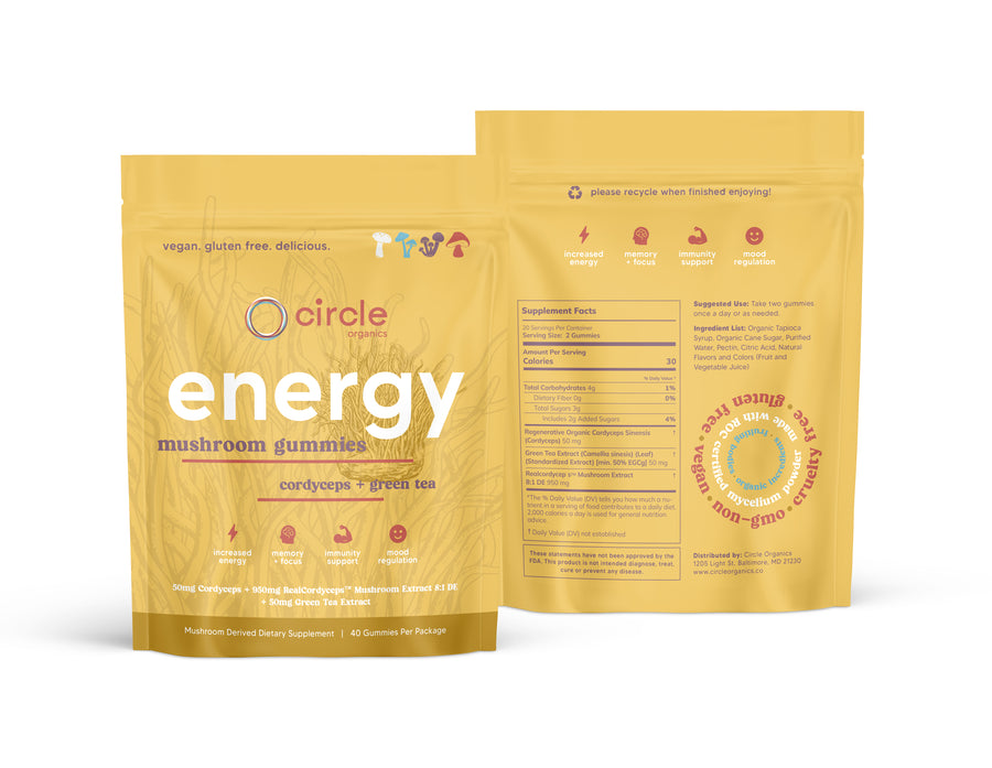 Circle Energy Mushroom Gummies 40ct