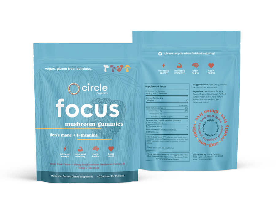 Circle Focus Mushroom Gummies 40ct