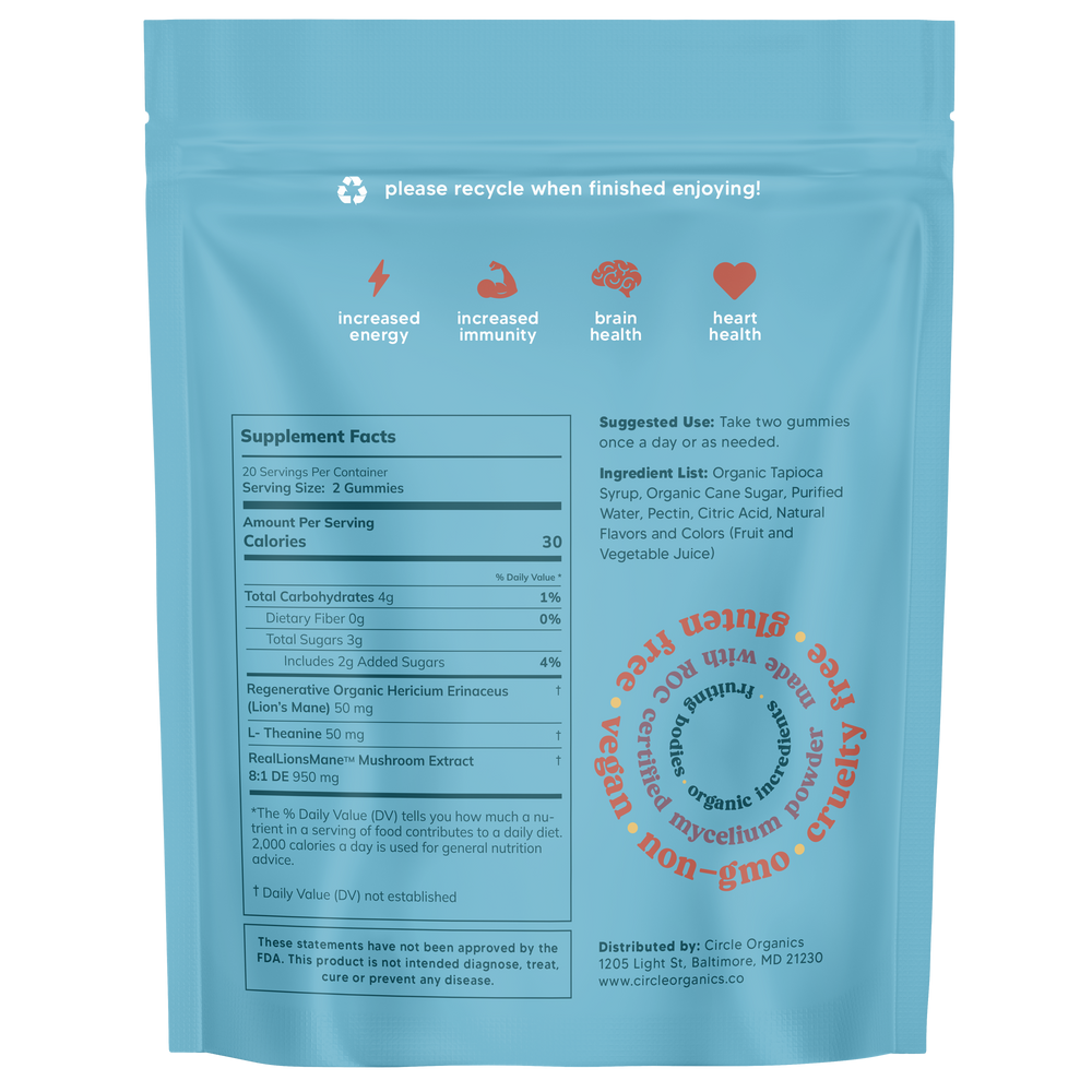 Circle Focus Mushroom Gummies 40ct