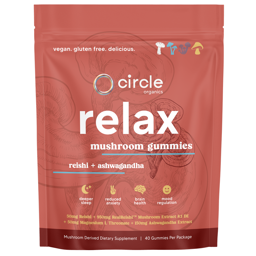 Circle Relax Mushroom Gummies 40ct