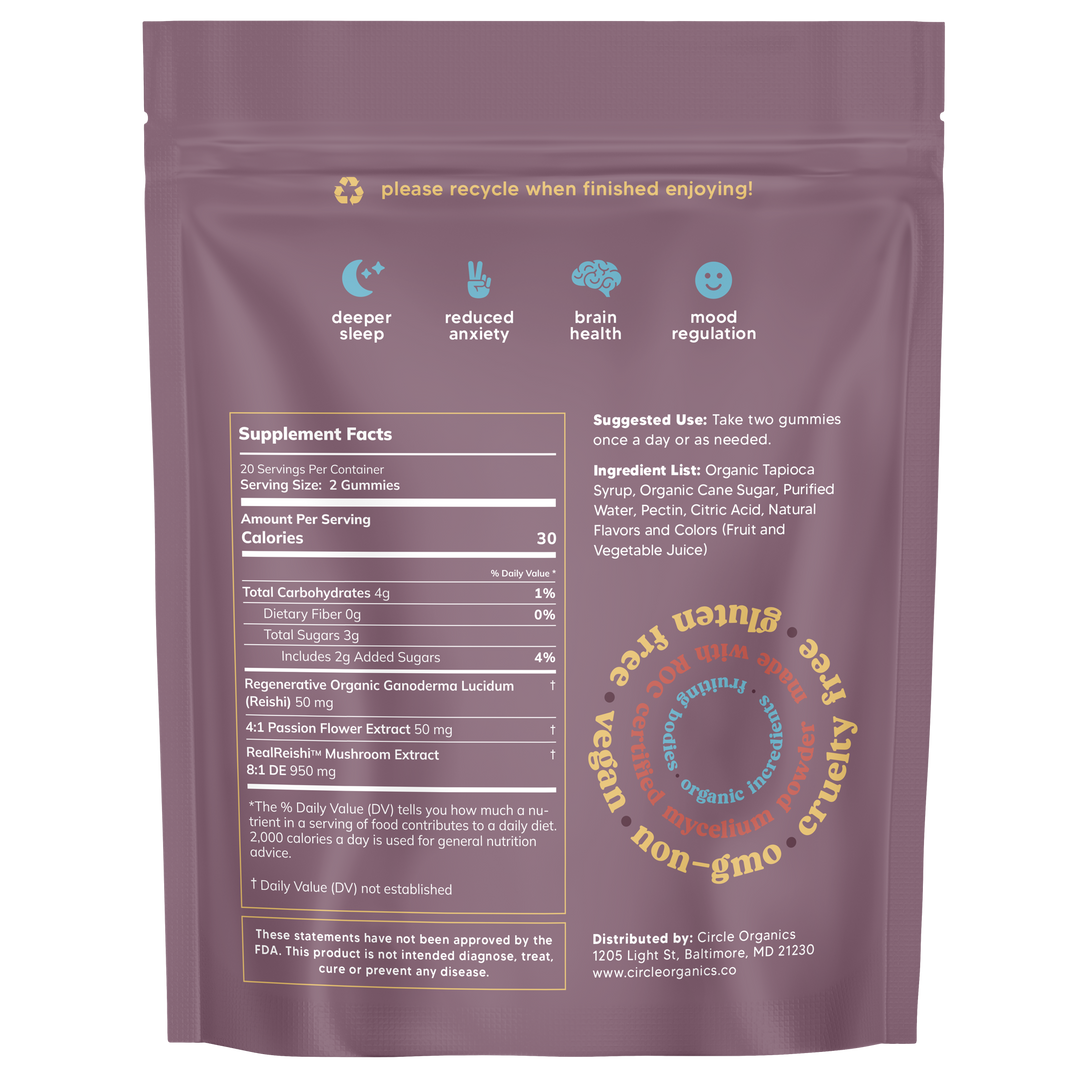 Circle Sleep Mushroom Gummies 40ct