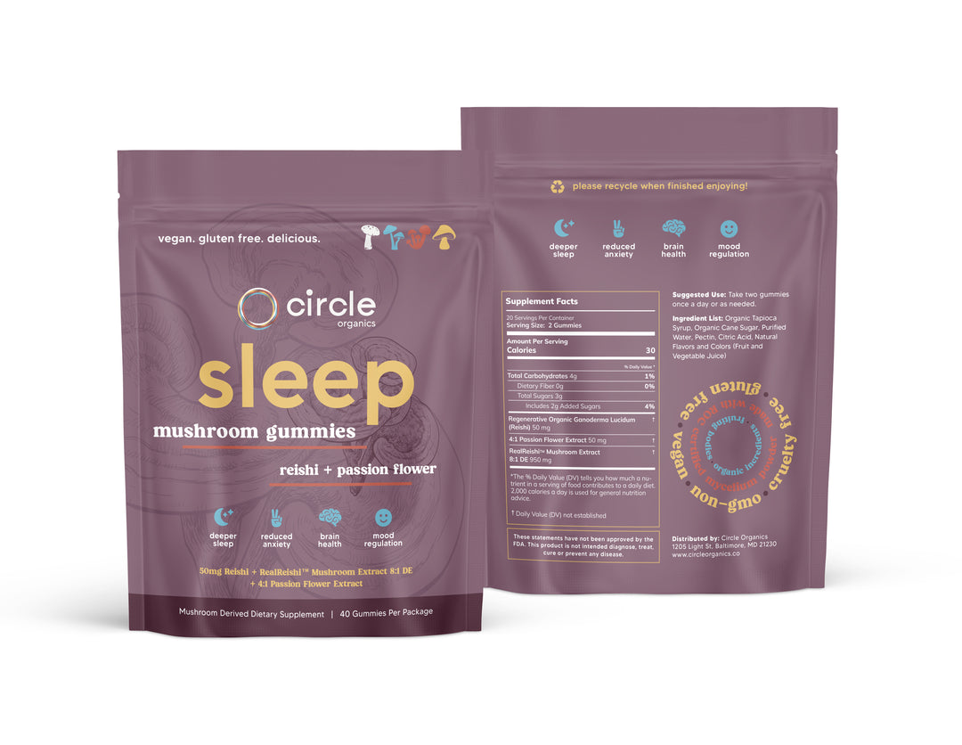 Circle Sleep Mushroom Gummies 40ct