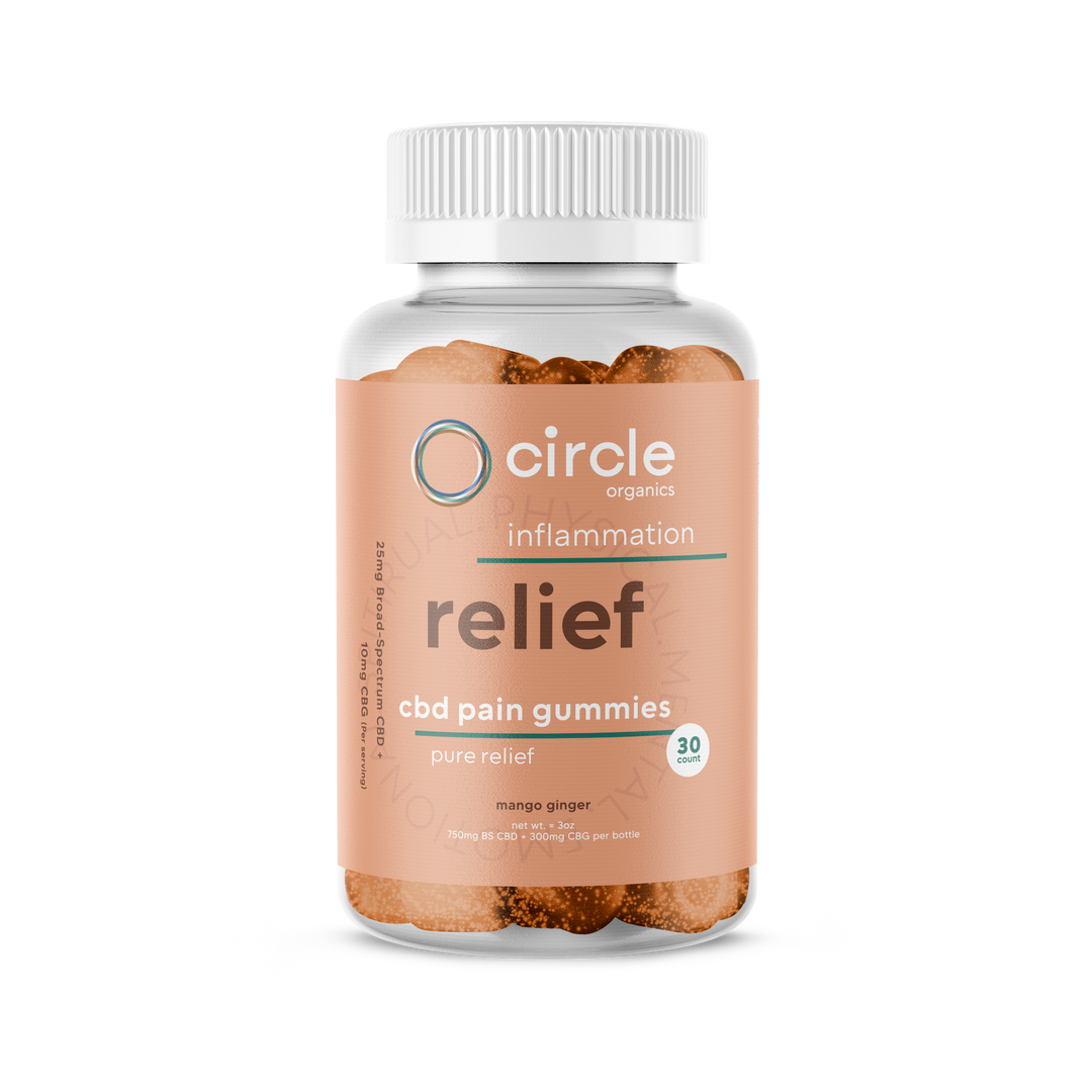 Circle Relief CBD Gummies 30ct Bottle