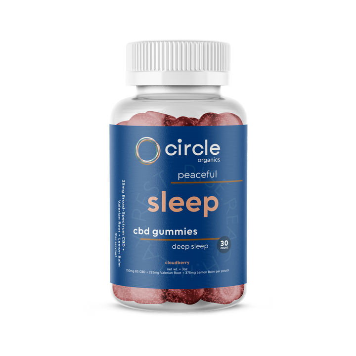 Circle Sleep CBD Gummies 30ct Bottle