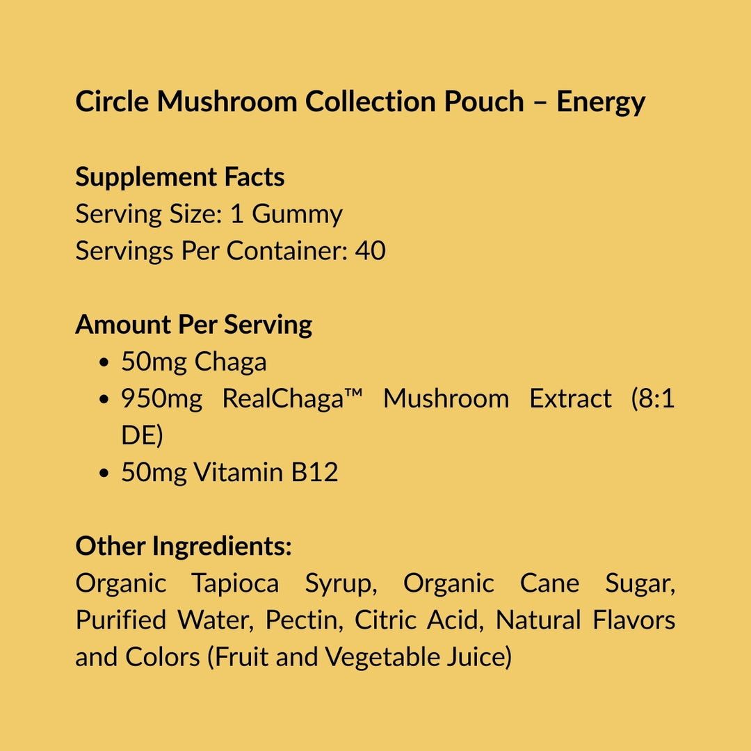 Circle Energy Mushroom Gummies 40ct