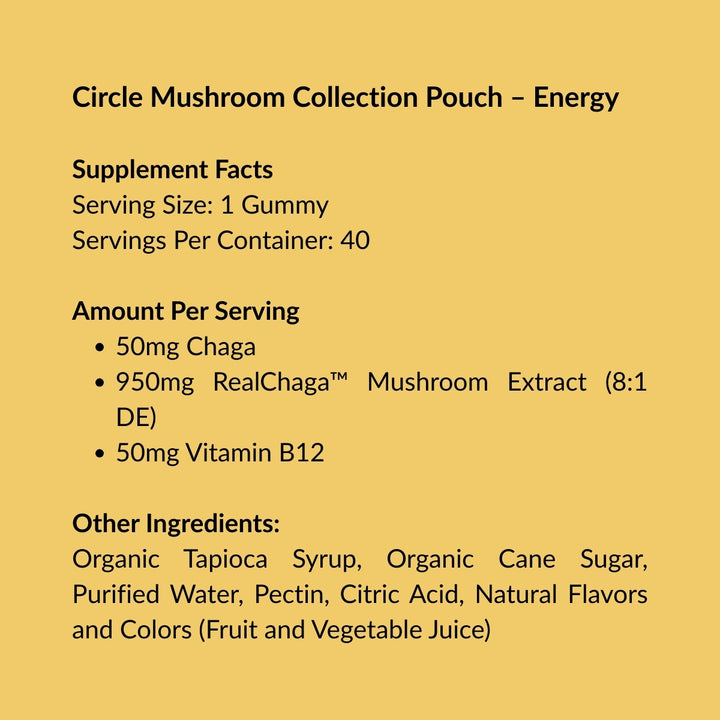 Circle Energy Mushroom Gummies 40ct