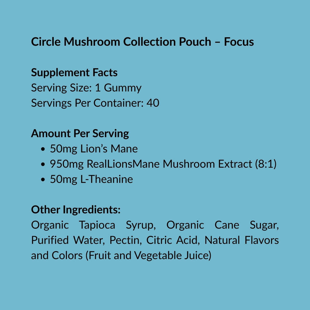 Circle Focus Mushroom Gummies 40ct