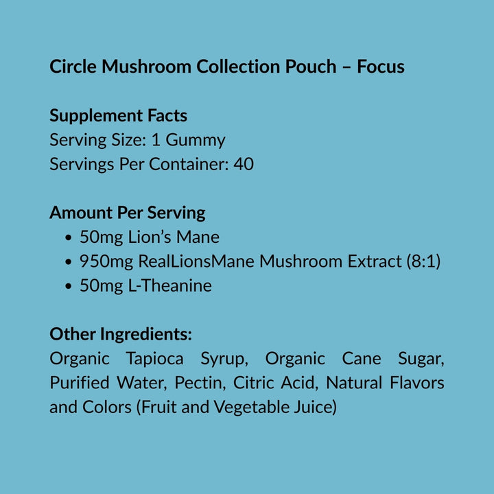 Circle Focus Mushroom Gummies 40ct