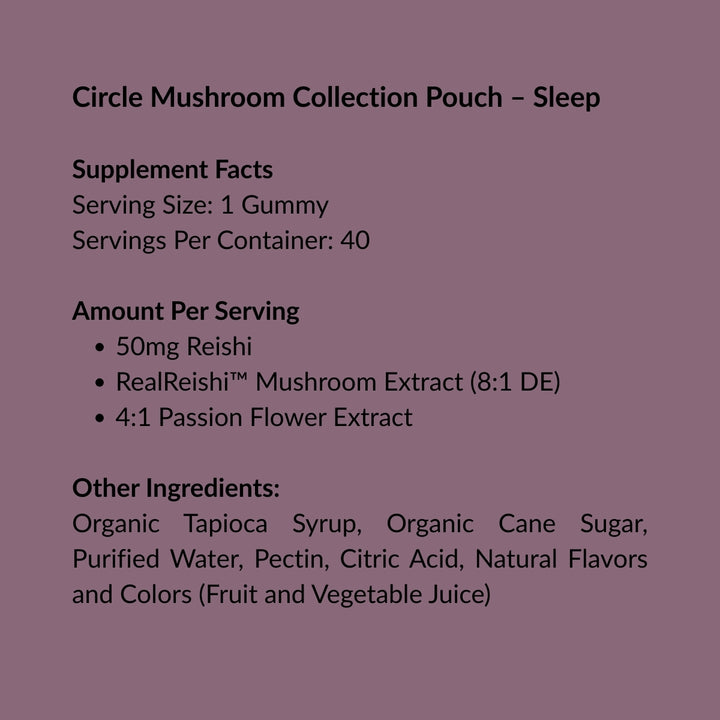 Circle Sleep Mushroom Gummies 40ct