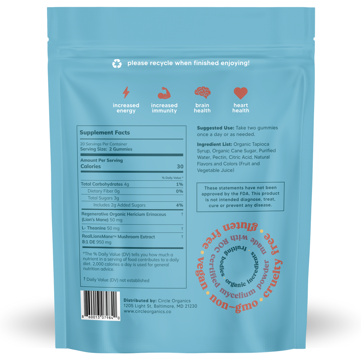 Circle Focus Mushroom Gummies