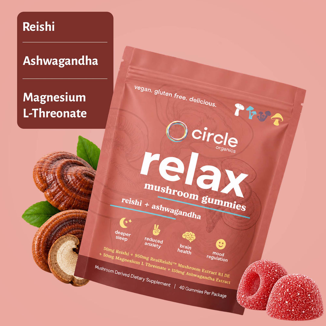 Circle Relax Mushroom Gummies