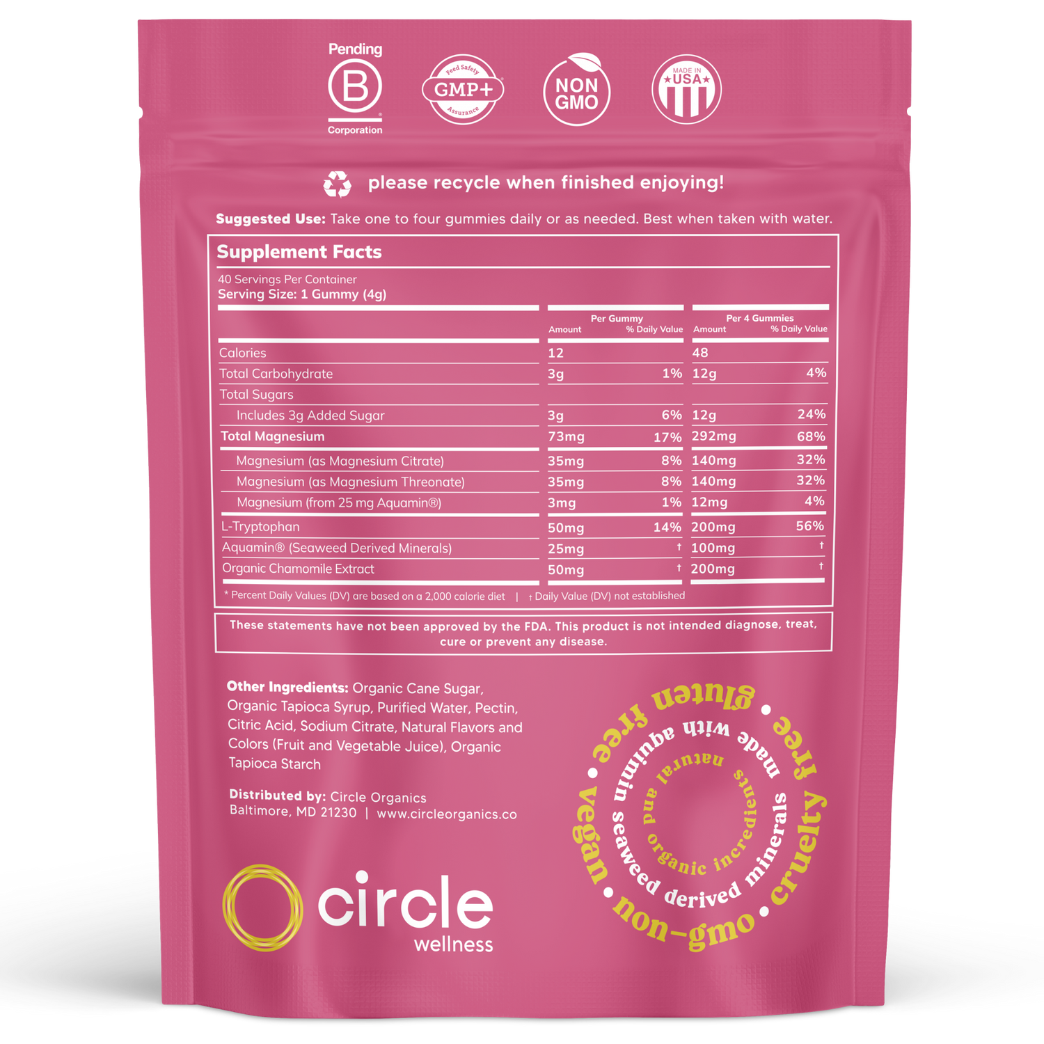 Magnesium Evening Gummies