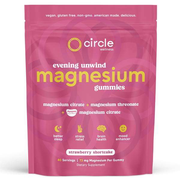 evening unwind magnesium gummies