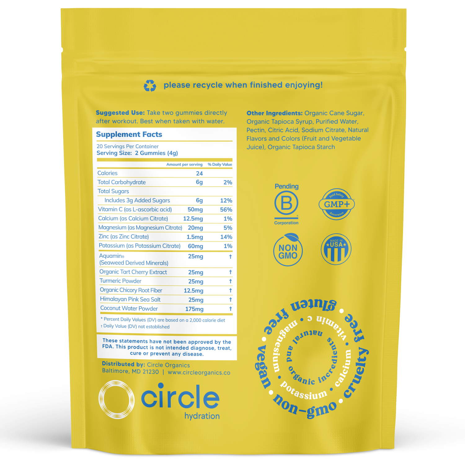 Post-Workout Electrolyte Gummies